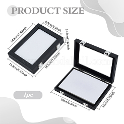 Black PU Leather Jewelry Display Cases&nbsp;CON-WH0085-134A