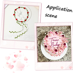 144Pcs Paper Artificial Rose Flower&nbsp;DIY-SP0005-95B