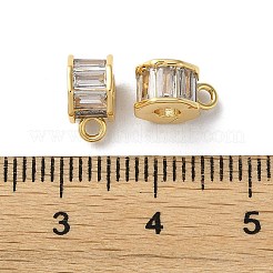Brass Cubic Zirconia Tube Bails&nbsp;KK-F872-02G