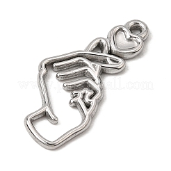 304 Stainless Steel Pendant Cabochon Settings&nbsp;SA-CBA9B1E-07P