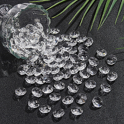 100Pcs Octagon Sew on Glass Rhinestone&nbsp;GLAA-SP0001-82A-02