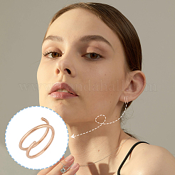 20Pcs 5 Colors 304 Stainless Steel Spiral Nose Rings Set&nbsp;AJEW-FI0001-01