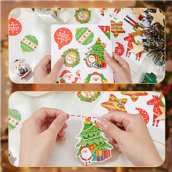 Christmas Theme Paper Gift Christmas Greeting Card Tags&nbsp;DIY-WH0349-93