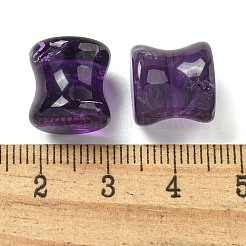 天然アメジストの耳ゲージ フレッシュトンネルプラグ  ハート  12~12.5x12~12.5mm&nbsp;EJEW-P293-02A