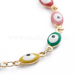304 Stainless Steel Link Bracelets&nbsp;X-BJEW-G632-01G-A