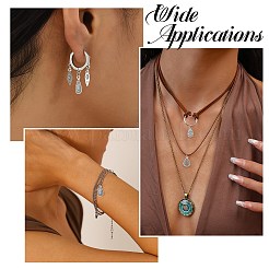 50Pcs 10 Styles Tibetan Style Alloy Pendants&nbsp;FIND-CJ0005-98