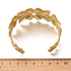 304 Stainless Steel Open Cuff Bangles for Women&nbsp;BJEW-Z083-02G-01