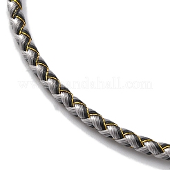 Adjustable Polyester Cord Braided Bracelets&nbsp;BJEW-Z085-01G-14