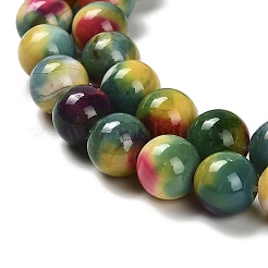 Dyed Natural Agate Beads Strands&nbsp;G-G203-09D-10mm