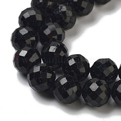 Natural Black Tourmaline Beads Strands&nbsp;G-B088-C06-08