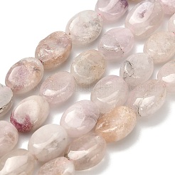 天然ピンクモルガナイトビーズ連売り  卵形  8~8.5x6~6.5x4~4.5mm  穴：0.8mm  約51個/連  15.98''（40.6センチメートル）&nbsp;G-H335-N01-6x8mm
