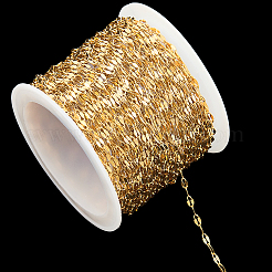 10M Stainless Steel Dapped Chains&nbsp;CHS-BBC0001-14G