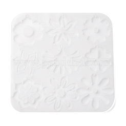 DIYペンダントシリコンモールド  レジン型  花  147x145x4mm  穴：2mm&nbsp;SIMO-P013-04B