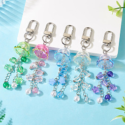 Acrylic & ABS Plastic Imitation Pearl Pendant Decoration&nbsp;HJEW-TAC0095