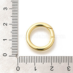 Brass Spring Gate Rings&nbsp;KK-L225-012G