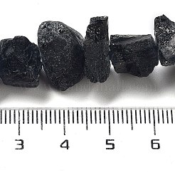 未加工天然トルマリンビーズ連売り  ナゲット  9~17x7~16x8~14mm  穴：0.9mm  約21~25個/連  7.09''~7.87''（18~20センチメートル）&nbsp;G-P528-A13-01