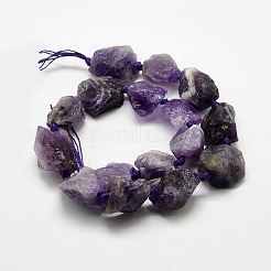 Natural Amethyst Beads Strands&nbsp;G-E382-02C