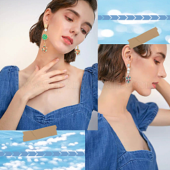 60Pcs 2 Colors 304 Stainless Steel Stud Earring Findings&nbsp;STAS-SC0006-57