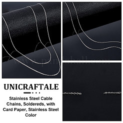 304 Stainless Steel Cable Chains&nbsp;CHS-UN0001-23A