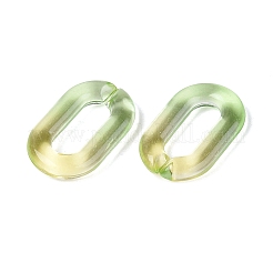 Two Tone Transparent Acrylic Linking Rings&nbsp;OACR-S036-006A-N05
