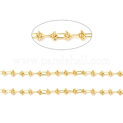 Rack Plating Brass Oval & Knot Link Chains&nbsp;CHC-I040-06G