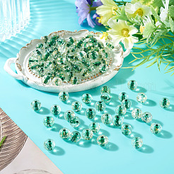 100Pcs Crackle Transparent Glass Beads&nbsp;GLAA-TADJ0001-12F