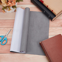 フェイクスエードブックカバー  ノートブックラップ  長方形  ゲインボロ  130x200x0.2mm&nbsp;DIY-WH20010-138W-02