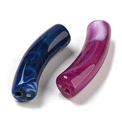 Acrylic Curved Tube Beads&nbsp;MACR-XCP0001-15