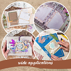 3 Sets Lace Rectangle Scrapbook Paper Pads&nbsp;AJEW-GF0011-02