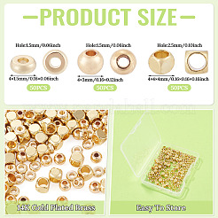 150Pcs 3 Styles Brass Spacer Beads&nbsp;KK-TA0009-04