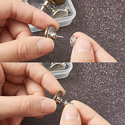 合金ボタン  ミックスカラー  74x72x17mm  12個/箱&nbsp;PALLOY-TA0001-39