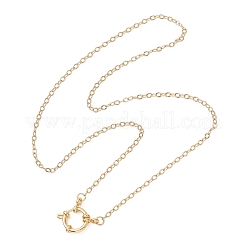 2.5MM 304 Stainless Steel Textured Cable Chain Necklaces with Spring Ring Clasps&nbsp;NJEW-JN05710