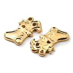 Ion Plating(IP) 304 Stainless Steel Charms&nbsp;STAS-Q248-11G