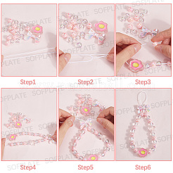 DIY Acrylic Bead Mobile Phone Strap Making Kits&nbsp;DIY-SP0003-64