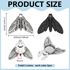 4Pcs 2 Colors Alloy Cufflinks&nbsp;FIND-PH0038-35