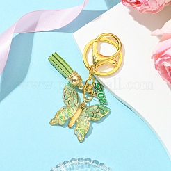 Acrylic & Alloy Enamel Keychain&nbsp;KEYC-FS00026-01