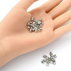 鉄弾丸ピアスキャッチ  ピアスバックキャッチ  プラチナ  6x5mm  穴：1mm&nbsp;IFIN-YW0001-71P