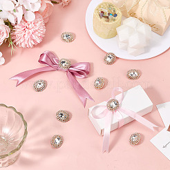 15Pcs 1-Hole Zinc Alloy Shank Buttons&nbsp;BUTT-MA0001-13A