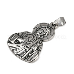 304 Stainless Steel Pendants&nbsp;STAS-C131-02C-AS