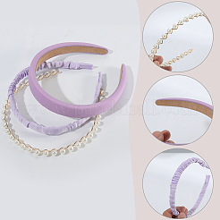 Elegant Cloth Hair Bands&nbsp;AJEW-WH20033-045B