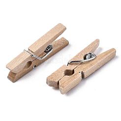 クラフトウッドクリップ  小麦  25~26x3x8mm&nbsp;WOOD-R249-085