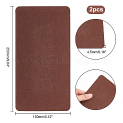 フェルトインサートバッグボトム  クッションパッド  長方形  ココナッツブラウン  25x13x0.45cm&nbsp;DIY-WH0308-167B-03