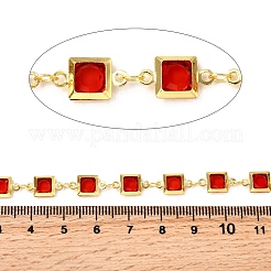 Brass Square Link Chains&nbsp;CHC-H114-02G-03