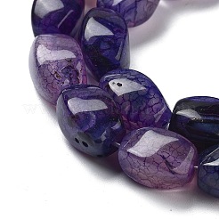 Natural Dragon Veins Agate Beads Strands&nbsp;G-G172-01N