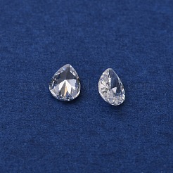 Teardrop-Shaped Cubic Zirconia Cabochons&nbsp;ZIRC-TAC0004-02A