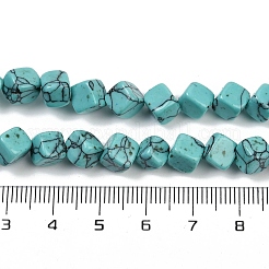 Synthetic Turquoise Beads Strands&nbsp;G-A257-A14-01