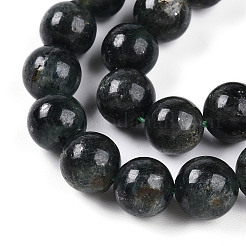 Natural Green Kyanite Beads Strands&nbsp;G-T140-8mm-07