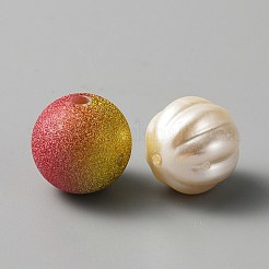 混合スタイル アクリル ラウンド ビーズ セット  カラフル  19~20mm  穴：2mm  約50個/袋&nbsp;SACR-WH0006-20G