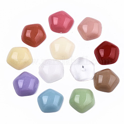 Mixed Opaque & Transparent Resin Beads&nbsp;RESI-T048-04