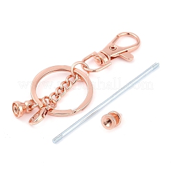 Metal Beadable Keychains&nbsp;KEYC-D288-02RG